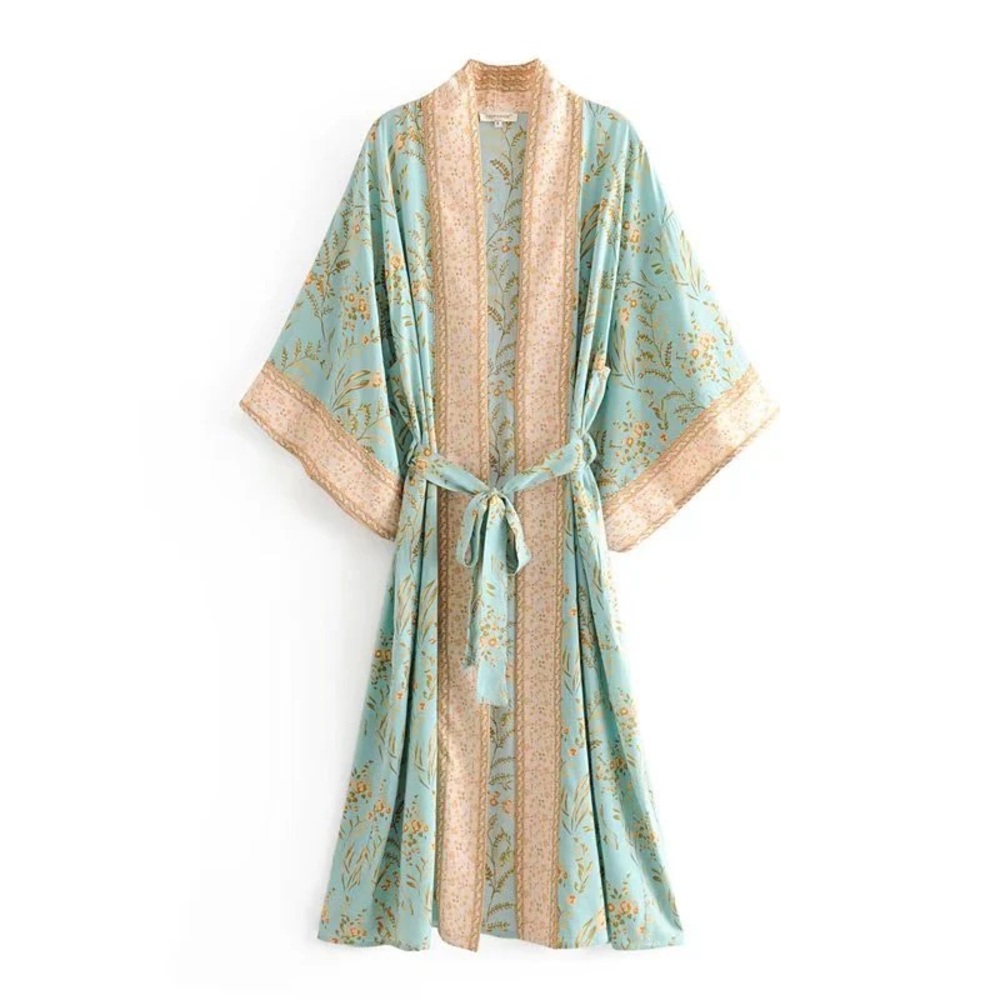NWT Etsy Boho Floral Kimono